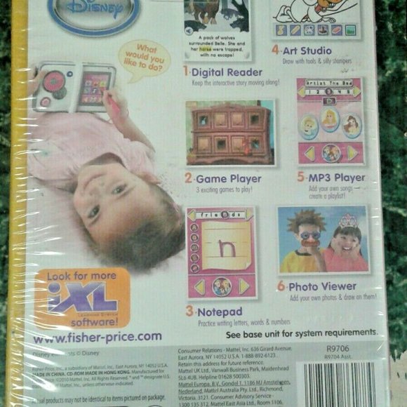 Disney Princess iXL Learning System Game Fisher Price NEW - Picture 2 of 3